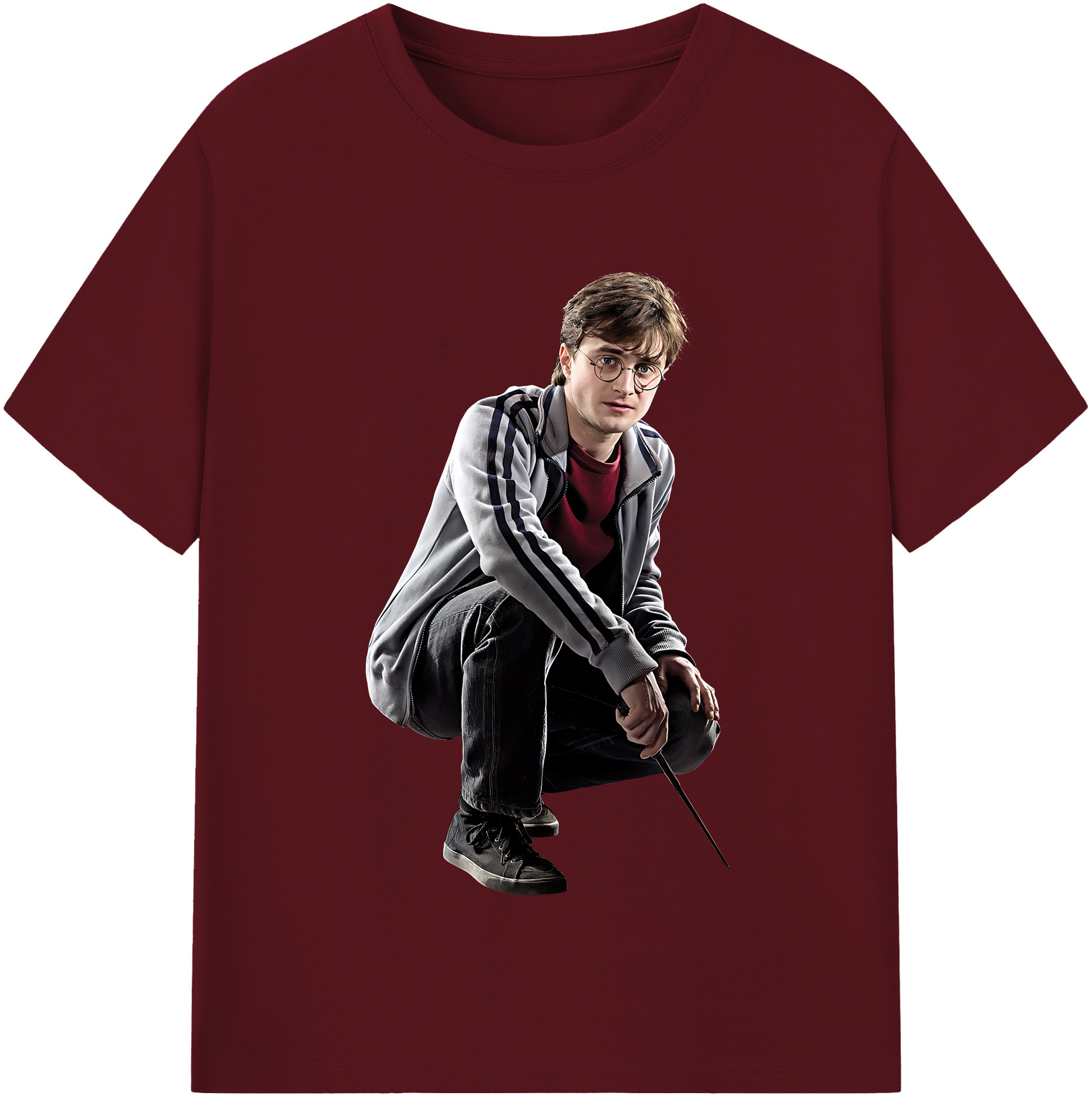 （画像用） Harry Potter ハリー・ポッターシリーズ 綿100％半袖Tシャツ（フロントプリント）